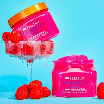Body Scrub Tree Hut Raspberry Fizz