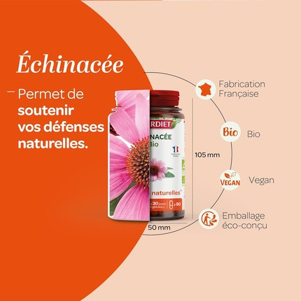 Capsules Superdiet Super Diet Organic Echinacea