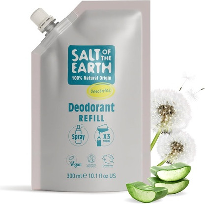 Natürliches Deospray Nachfüllbeutel Salz der Erde