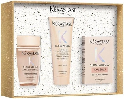 Shampoo Conditioner Oil Kit Kérastase Absolute Gloss Curly Hair