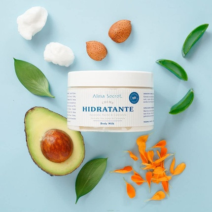 Body Butter Alma Secret Hydrating Body Cream with Avocado, Shea Butter & Calendula