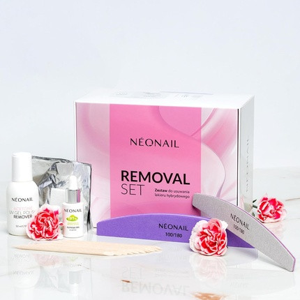 Neonail Komplett-Set zur Entfernung von UV-Nagellack mit Nagelöl
