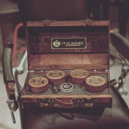 Koffer Dear Barber Vintage Holzkoffer Mittelgroß