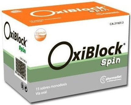 Liquid Sachets Oxiblock Spin Parafarm Nutrition