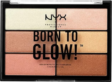 Highlighter Palette NYX Born To Glow