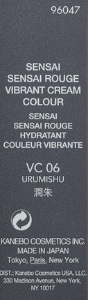 Lipstick Sensai Vibrant Cream Lip Rouge