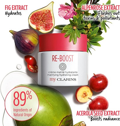 Увлажняющий матирующий крем для лица My Clarins Re-Boost