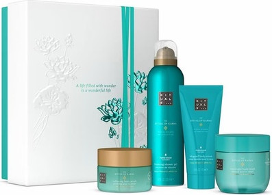 Body Cream Body Scrub Foaming Shower Gel Body Mask Set Rituals The Ritual Of Karma