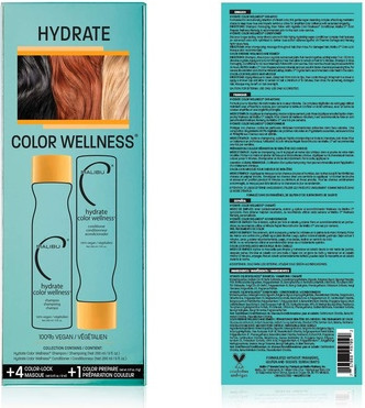 Pflegeset für Haare Malibu C Hydrate Color Wellness Set mit 7 Teilen