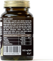 Hifas Da Terra vitamin C askorbat K vaqt o'tishi bilan ochiladigan tabletka