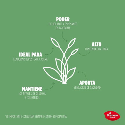 Powder El Granero Integral Psyllium Bio