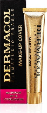 Foundation Dermacol Long Lasting Waterproof Foundation with Full Coverage SPF 30