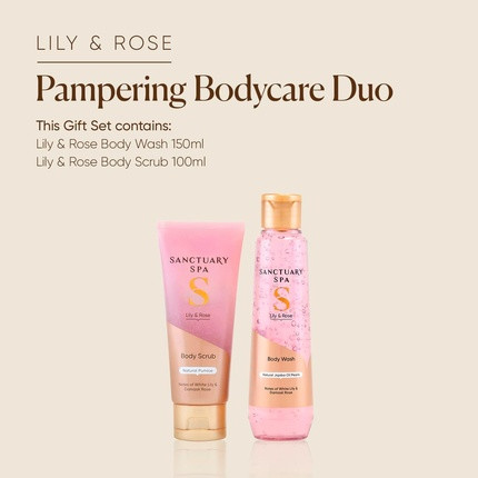 Bodycare Duo Luxury Body Wash & Scrub Gift Set Sanctuary