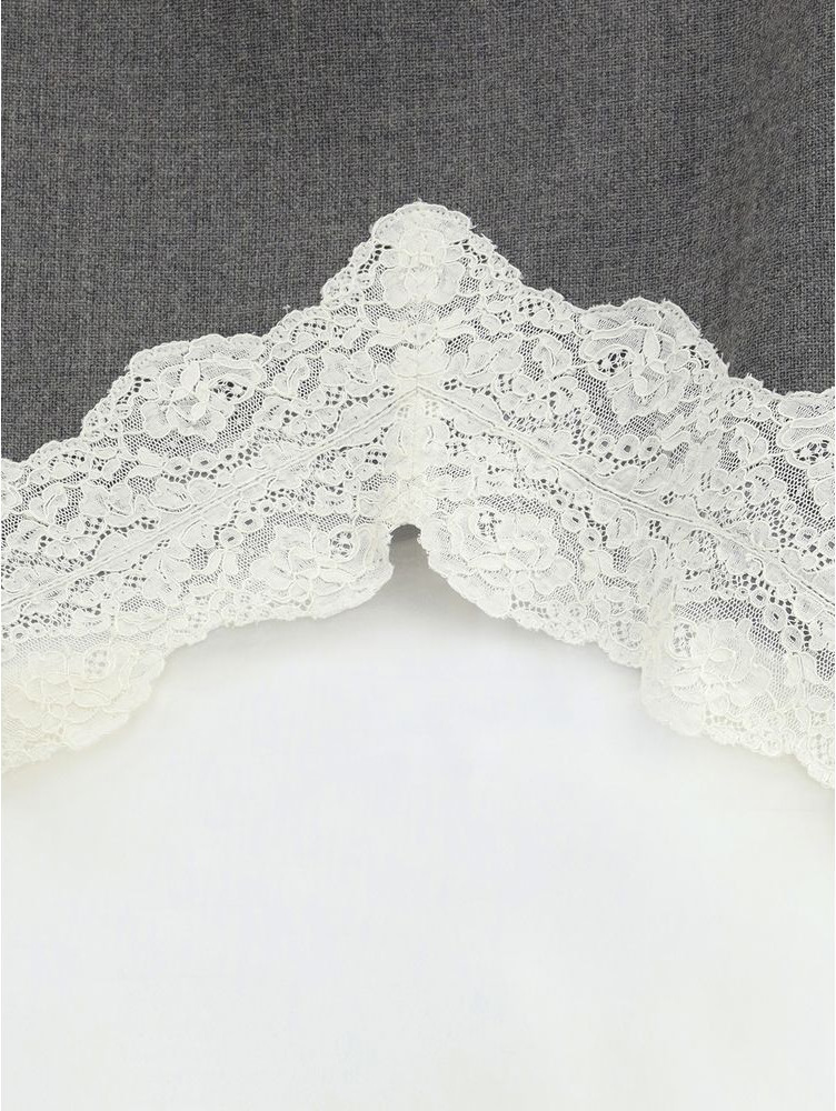 Серая юбка-миди Jil Sander из полиэстера