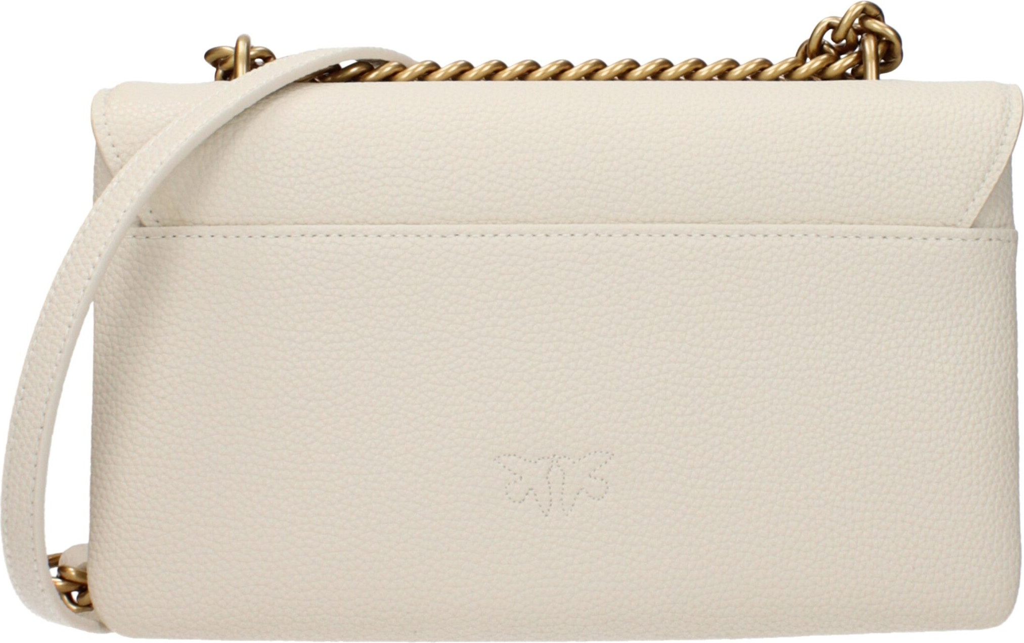 Beige Leather Crossbody Bag