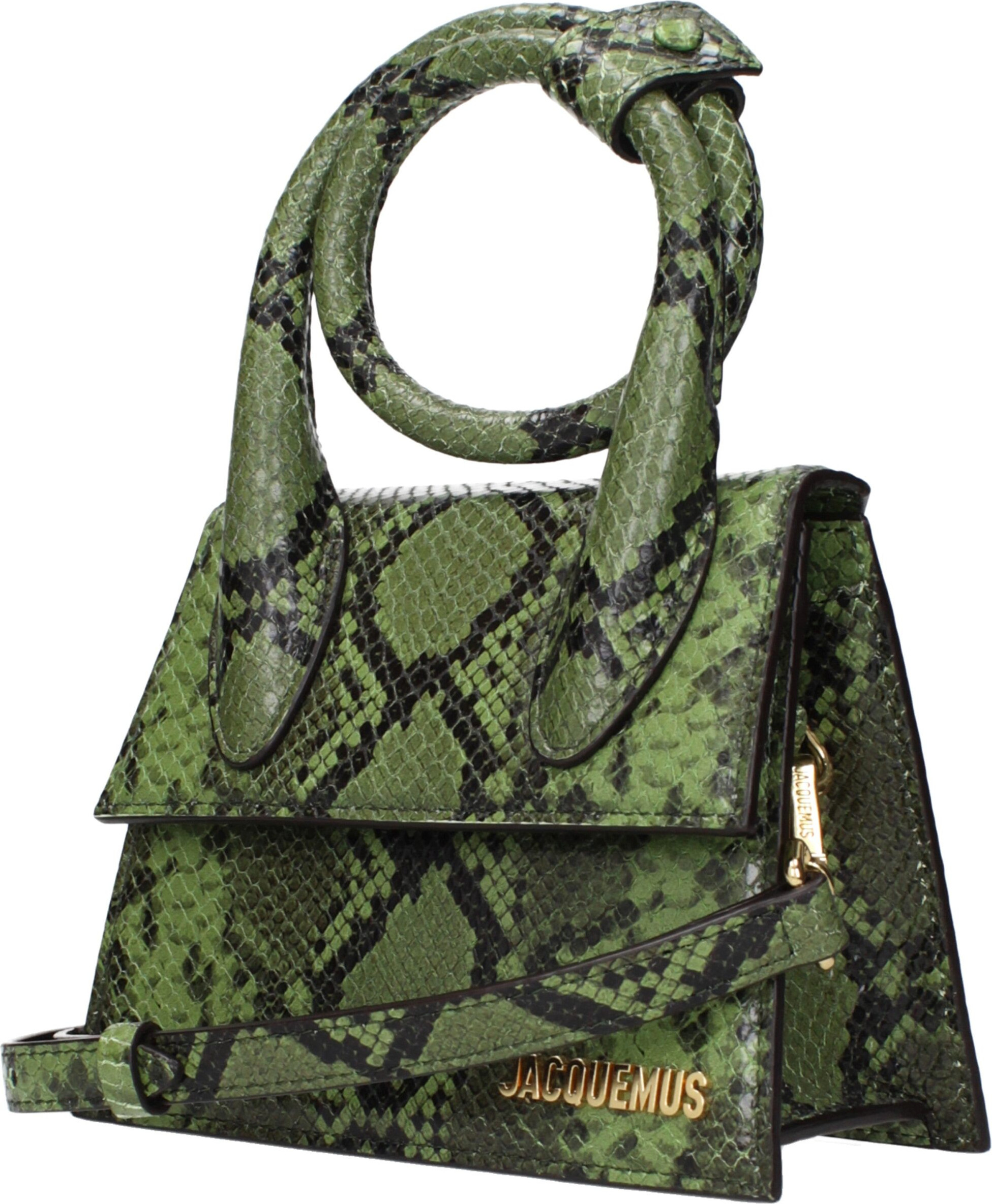 Green Leather Handbag Jacquemus