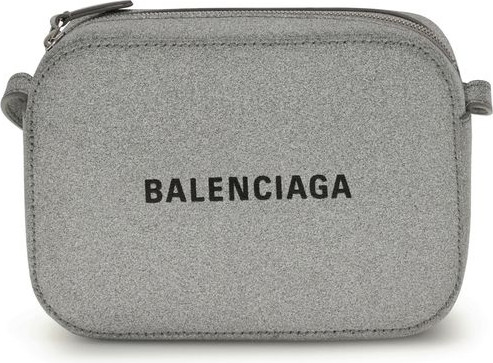 Сумка на плечо Balenciaga из серой телячьей кожи Bos Taurus