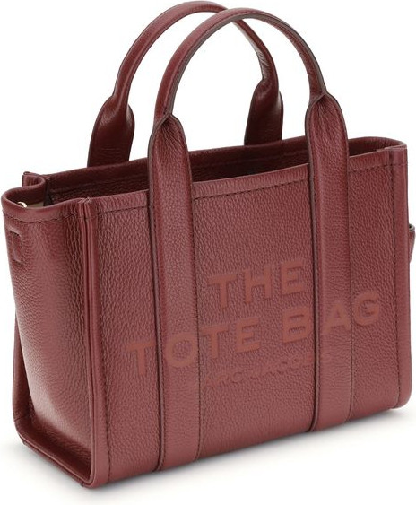 The Marc Jacobs Bordeaux Yangi teri sumkasi