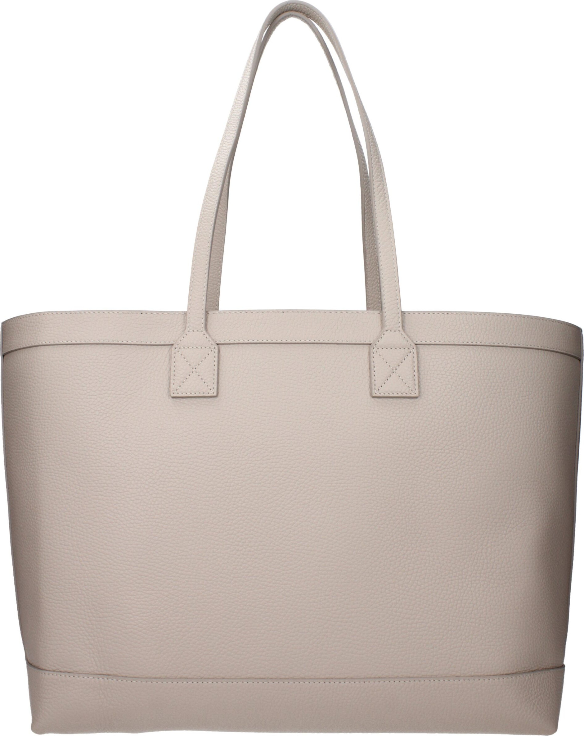 Beige Leather Shoulder Bag Burberry