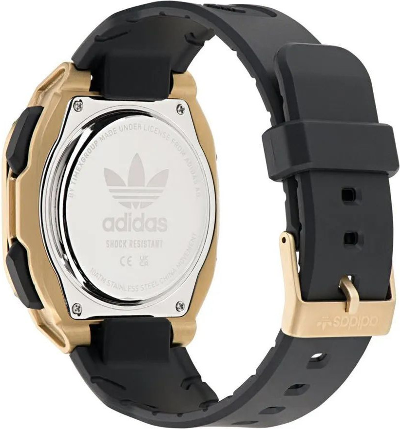 Черные спортивные синтетические часы Adidas