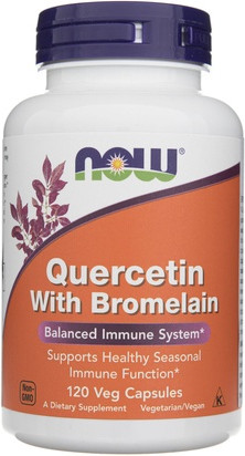 Kapseln Now Foods Quercetin mit Bromelain