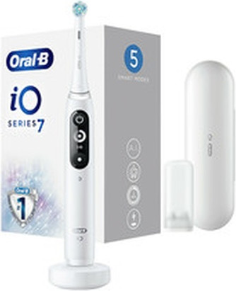 Oral-B iO7 Series Oq Alabaster Elektr Tish Cho'tkasi