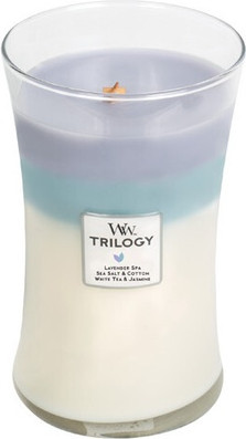 Ароматическая свеча Woodwick Calming Retreat Трилогия в вазе