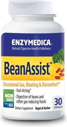 Пищеварительные Ферменты Enzymedica Bean Assist
