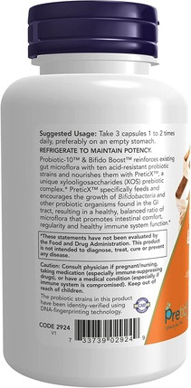 Vitamin Now Foods NOW Probiotic-10 & Bifido Boost