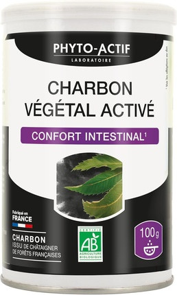 Dietary Supplement Phyto Actif Organic Activated Charcoal