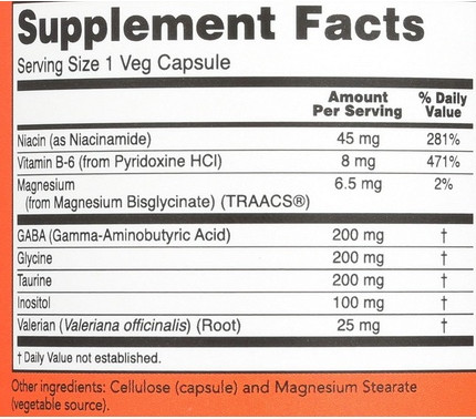 Vitamin Serum Now Foods True Calm Amino Relaxer
