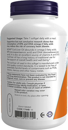 Lebertran Vitamin Serum von Now Foods