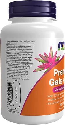Multivitamin with DHA Softgels Now Foods