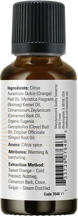 Aromaölmischung Spiced Cider von Now Foods