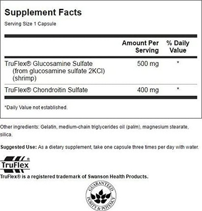 Supplement Glucosamine & Chondroitin Swanson