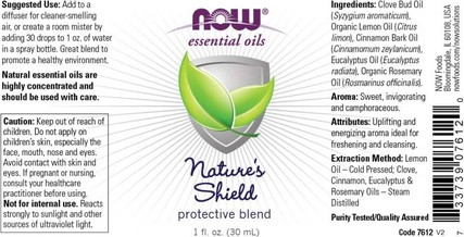 Nature's Shield Öl-Mischung von Now Foods