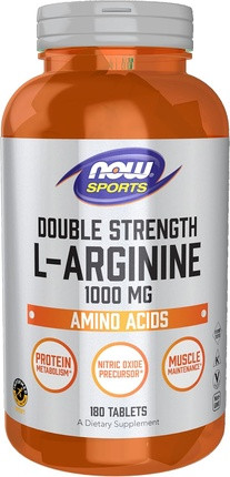 L-Arginine Double Strength 1000mg Now Foods