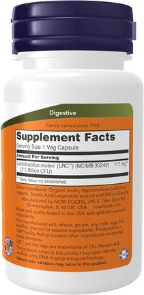 Capsules Now Foods Clinical Heart Health Probiotic