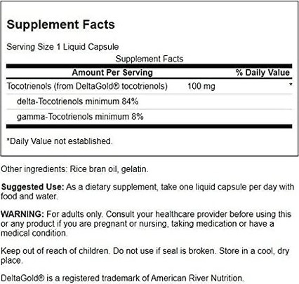 Vitamin Serum Swanson Double Strength Tocotrienols