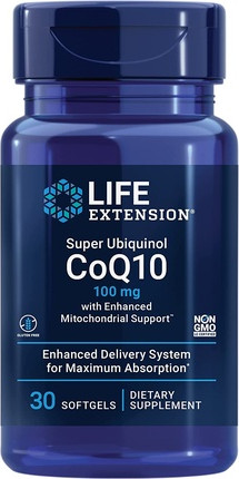 Life Extension Super Ubiquinol CoQ10 mit verbesserter mitochondrialer Unterstützung