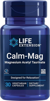 Life Extension Calm-Mag Bioverfügbares Magnesiumacetyltaurinat