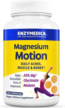 Mineral Supplement Enzymedica Magnesium Motion mit 3 Magnesiumformen