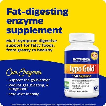 Verdauungsenzyme Enzymedica Lypo Gold