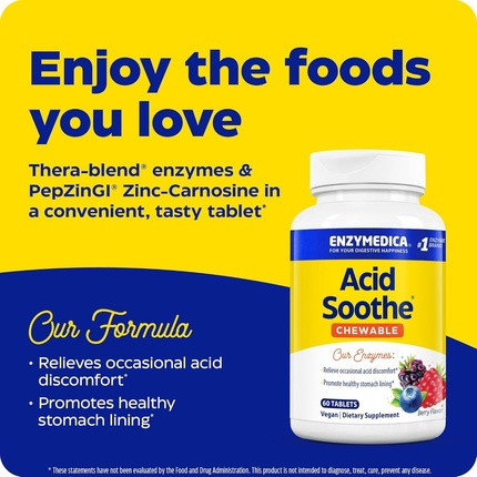 Enzymedica Acid Soothe Kaufeilige Verdauungshilfe-Enzyme