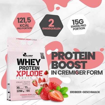 Protein Powder Olimp Sport Nutrition Strawberry