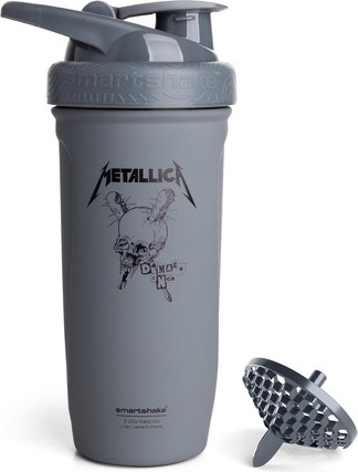 Shaker Bottle Smartshake Rockband Reforce Stainless Steel