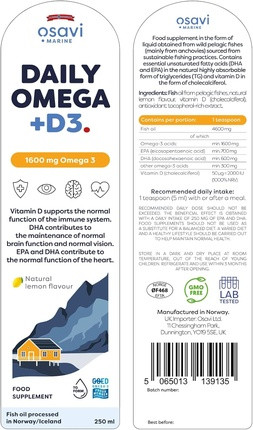 Serum Osavi Daily Omega + D3