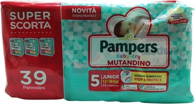 Packung Pampers Baby Dry Windeln Größe 5