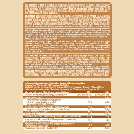 Protein Shake Pulver Mahlzeitenersatz Shake Allnutrition Ohne Zucker
