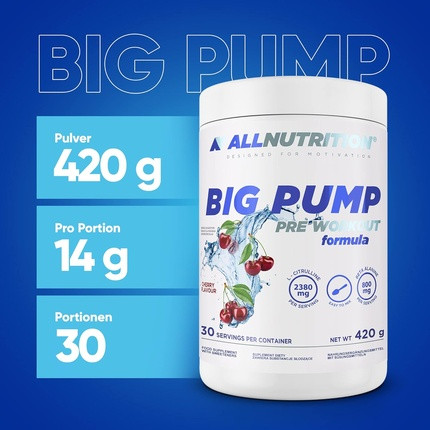 Dietary Supplement Allnutrition Big Pump Pre Workout